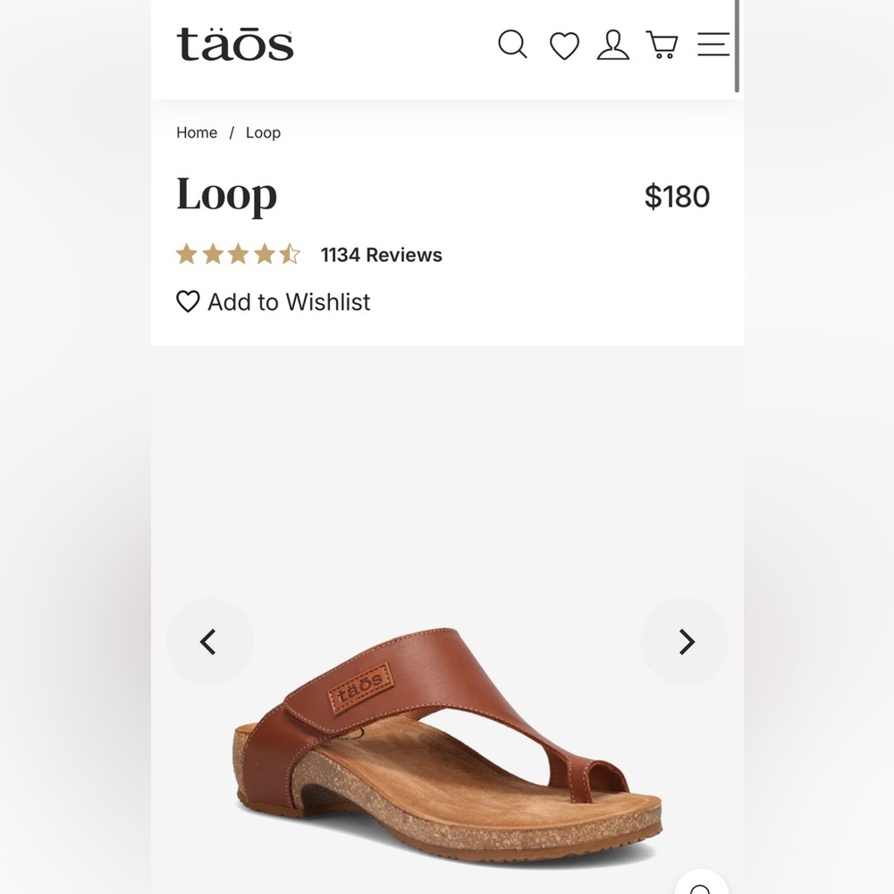 Taos Footwear The Loop Sandals